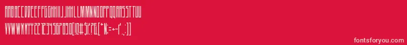 ADashOfSalt Font – Pink Fonts on Red Background