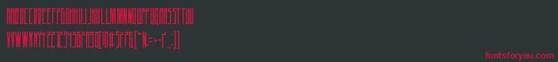 ADashOfSalt Font – Red Fonts on Black Background