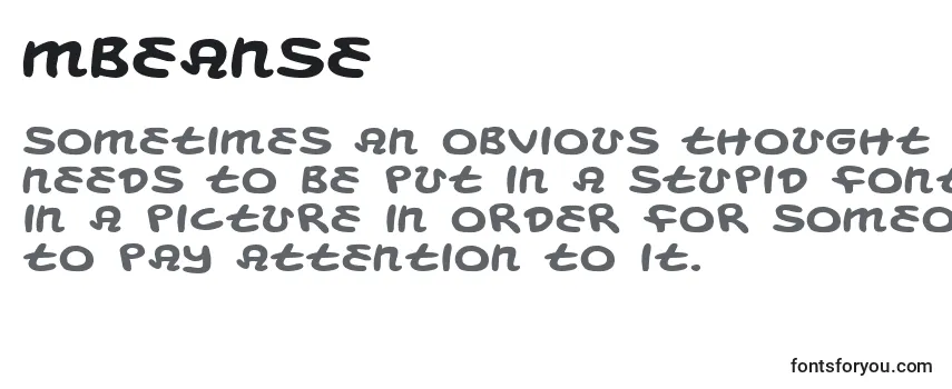 Review of the Mbeanse Font