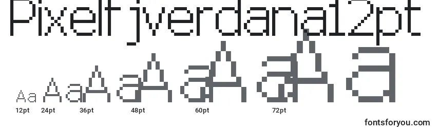 Размеры шрифта Pixelfjverdana12pt
