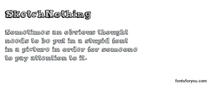 Review of the SketchNothing (81265) Font