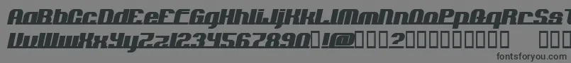 AddloopsNormal Font – Black Fonts on Gray Background