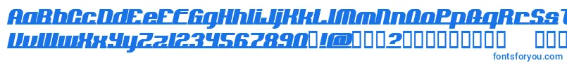 Шрифт AddloopsNormal – синие шрифты