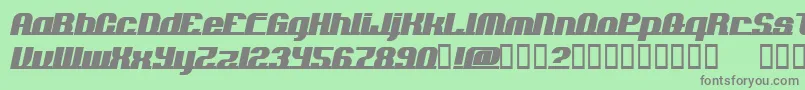 AddloopsNormal Font – Gray Fonts on Green Background