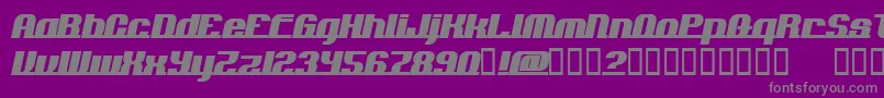 AddloopsNormal Font – Gray Fonts on Purple Background
