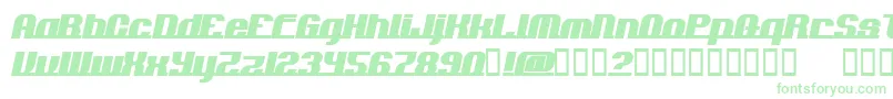 AddloopsNormal Font – Green Fonts on White Background