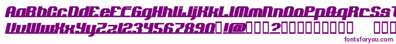 Шрифт AddloopsNormal – фиолетовые шрифты на белом фоне