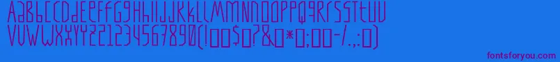 Подробнее о шрифте Tapi Шрифт Tapi – фиолетовые шрифты на синем фоне