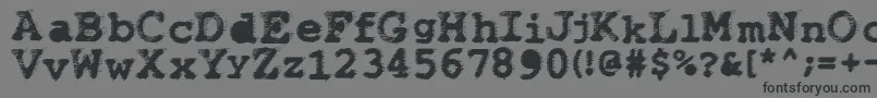 Wbxflack Font – Black Fonts on Gray Background