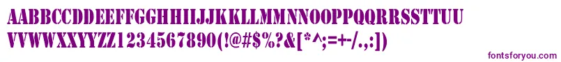 ArmyCondensed Font – Purple Fonts