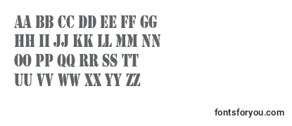 ArmyCondensed Font