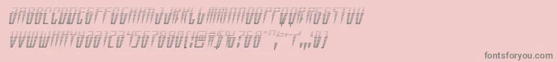 Swordtoothgradital Font – Gray Fonts on Pink Background