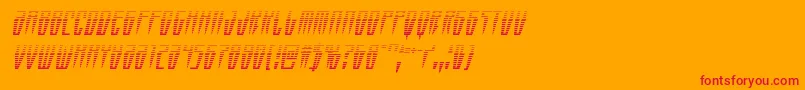 Swordtoothgradital Font – Red Fonts on Orange Background