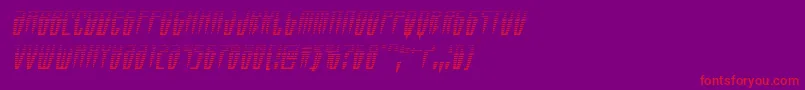 Swordtoothgradital Font – Red Fonts on Purple Background