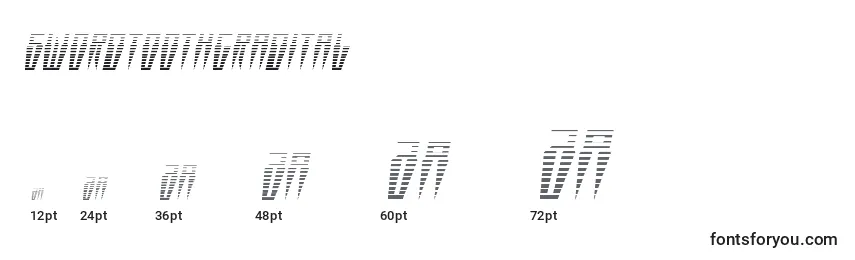 Swordtoothgradital Font Sizes