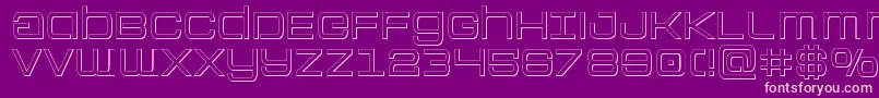 Colonymarinesout Font – Pink Fonts on Purple Background