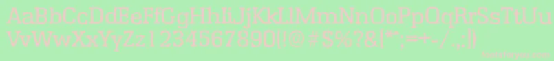 EnschedeantiqueRegular Font – Pink Fonts on Green Background