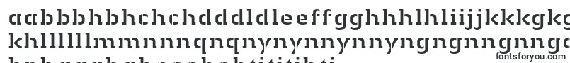 フォントLinotypeAuthenticStencilRegular – セソト文字