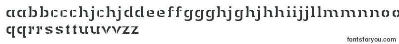 LinotypeAuthenticStencilRegular-fontti – korsikankieliset fontit