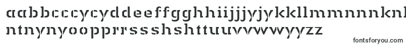 LinotypeAuthenticStencilRegular-Schriftart – ruandische Schriften
