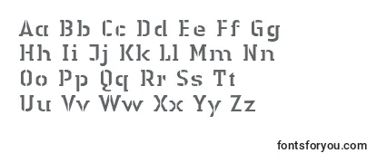 Шрифт LinotypeAuthenticStencilRegular