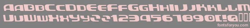 AuroradevilBold Font – Pink Fonts on Gray Background