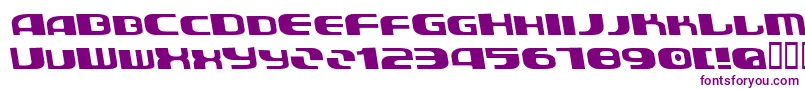 AuroradevilBold Font – Purple Fonts on White Background