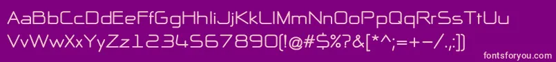 NpNaipolAllInOneB Font – Pink Fonts on Purple Background