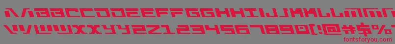 Warmachineleft Font – Red Fonts on Gray Background