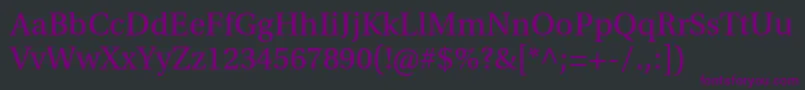 UtopiastdCapt Font – Purple Fonts on Black Background