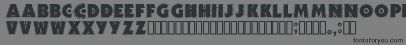 Jicamrg Font – Black Fonts on Gray Background