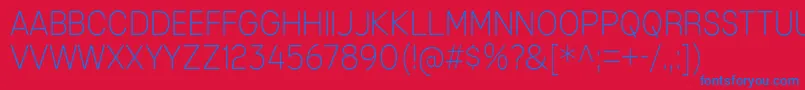 MixolydianTitlingEl Font – Blue Fonts on Red Background