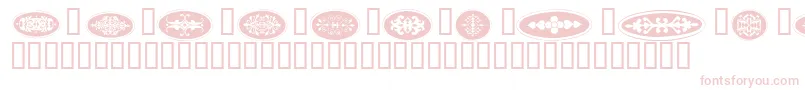 Ellipses Font – Pink Fonts on White Background