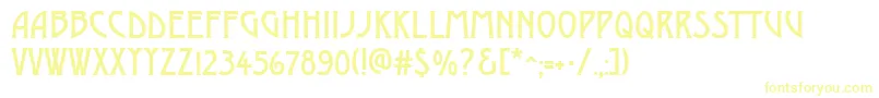 AModerno Font – Yellow Fonts