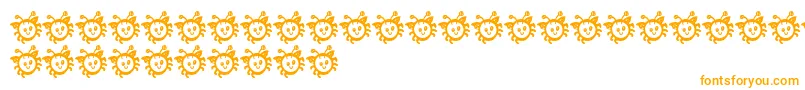 Fonte CuddlebugsBug – fontes laranjas