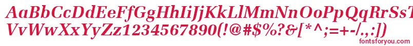 MeliorLtBoldItalic Font – Red Fonts