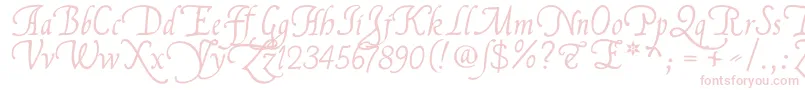 Flllana1 Font – Pink Fonts on White Background