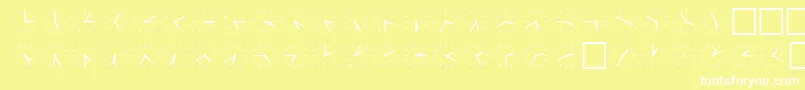 fuente SpUhr6Db – Fuentes Blancas Sobre Fondo Amarillo