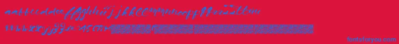 More about Californiaharvest Font Californiaharvest Font – Blue Fonts on Red Background