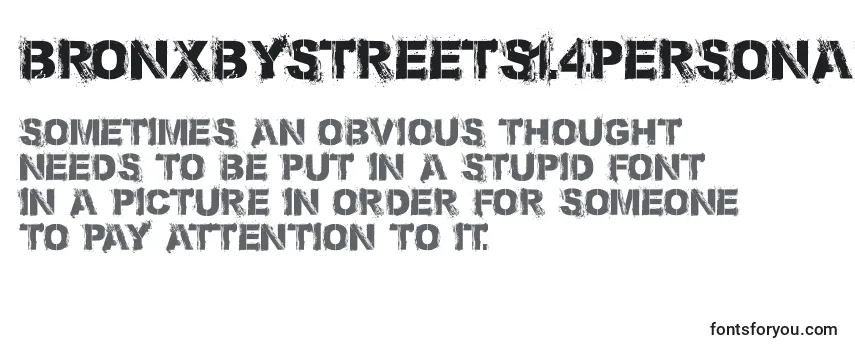 BronxBystreets1.4PersonalUseOnly Font