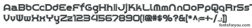 Шрифт Chromeyellowinlinenf – буквенные шрифты