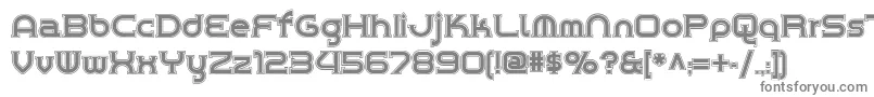 Chromeyellowinlinenf-fontti – harmaat fontit