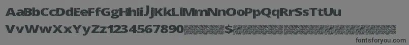 Electricalneue Font – Black Fonts on Gray Background