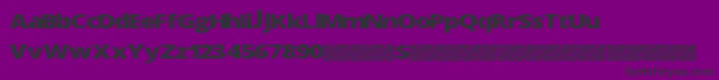 Шрифт Electricalneue – чёрные шрифты на фиолетовом фоне