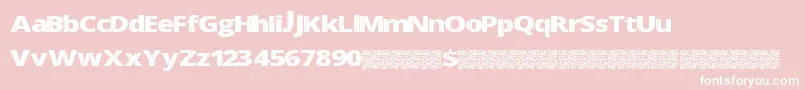 Electricalneue Font – White Fonts on Pink Background
