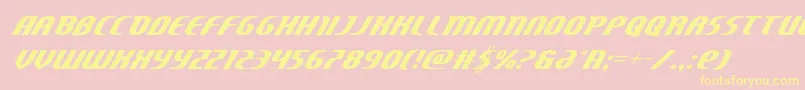 More about Centaurusital Font Centaurusital Font – Yellow Fonts on Pink Background