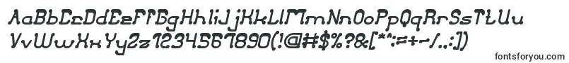 ClubGolfBoldItalic-fontti – erittäin leveät fontit