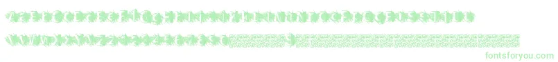 Zombiescratch Font – Green Fonts on White Background