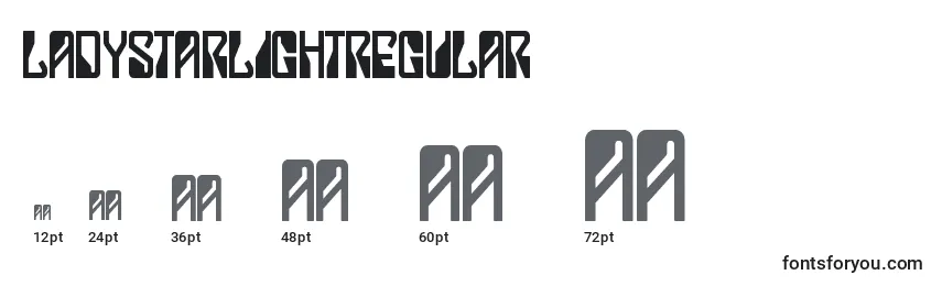 LadystarlightRegular Font Sizes