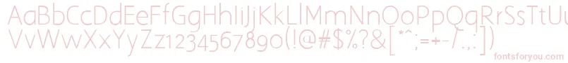 Aaargh Font – Pink Fonts on White Background